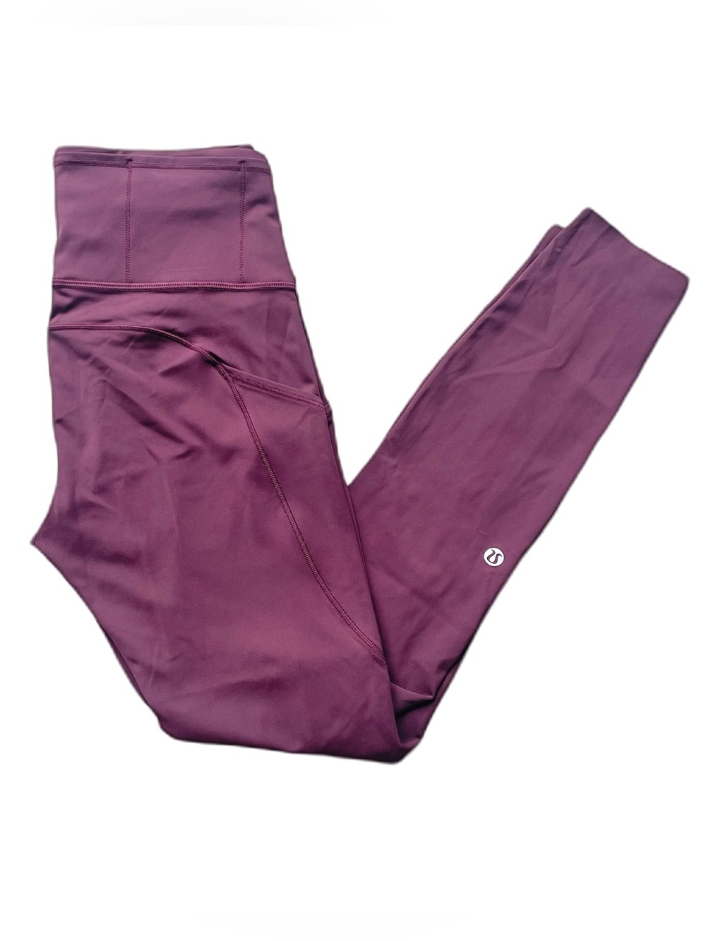 Lululemon Fast and Free Cassis Burgundy Leggings II 25" High-Rise Womens 4 128$